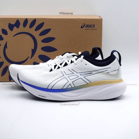 Asics Other - NEW ASICS GEL-Nimbus 25 Running Shoes 1011B547-104 White/Illusion Blue